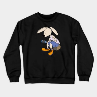 Training rabbit Crewneck Sweatshirt